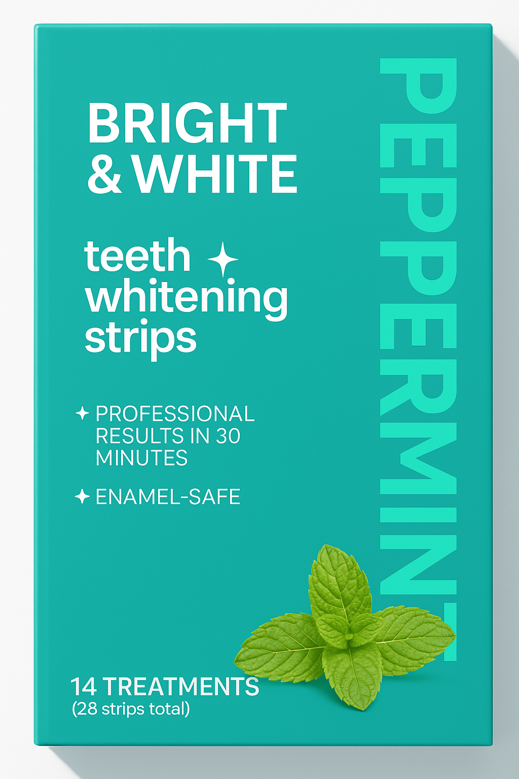 Bright & White Flavored Teeth Whitening Strips